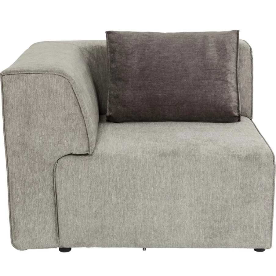 KARE Design Infinity Corner Modular Sofa - 100 Elements, Grey, Left Sectional, Modern Living Room Furniture