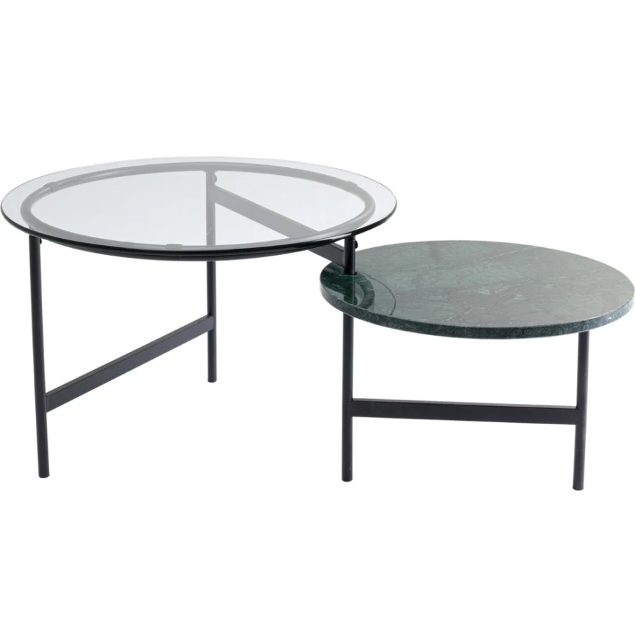 "KARE Design Modern Midnight Black Coffee Table - Stylish Living Room Furniture"