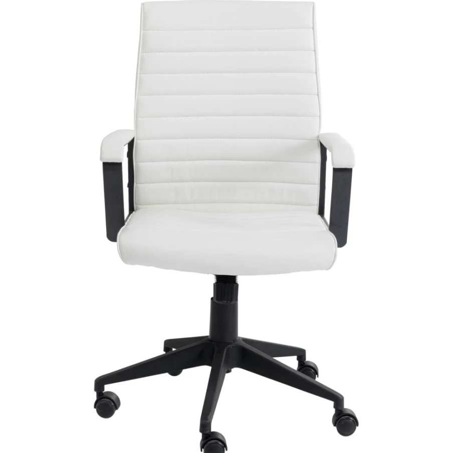 "KARE Design Labora Modern White Office Chair – Ergonomic Executive Desk Chair"