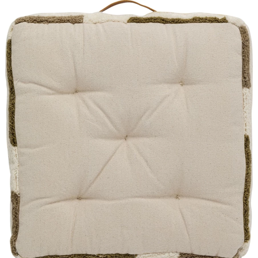 KARE Design Acro 60x60cm Floor Cushion - Stylish Square Seat Pillow for Home Decor