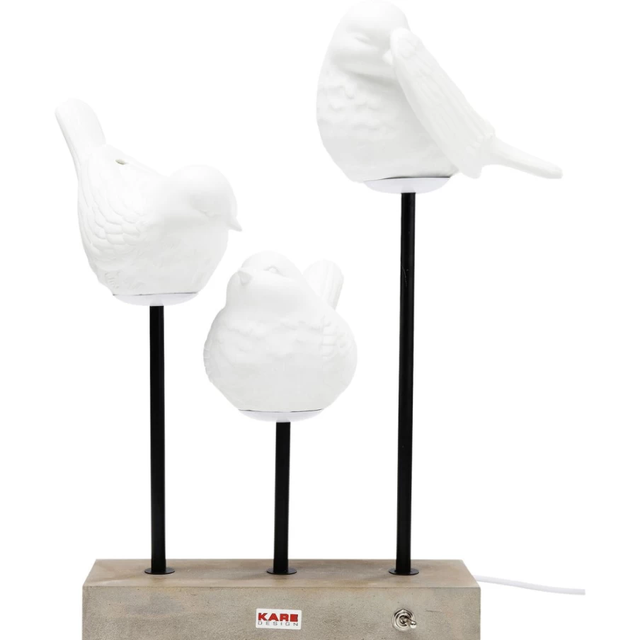 KARE Design Modern Animal Bird LED Table Lamp - 52cm Height Decorative Lighting for Home & Office
