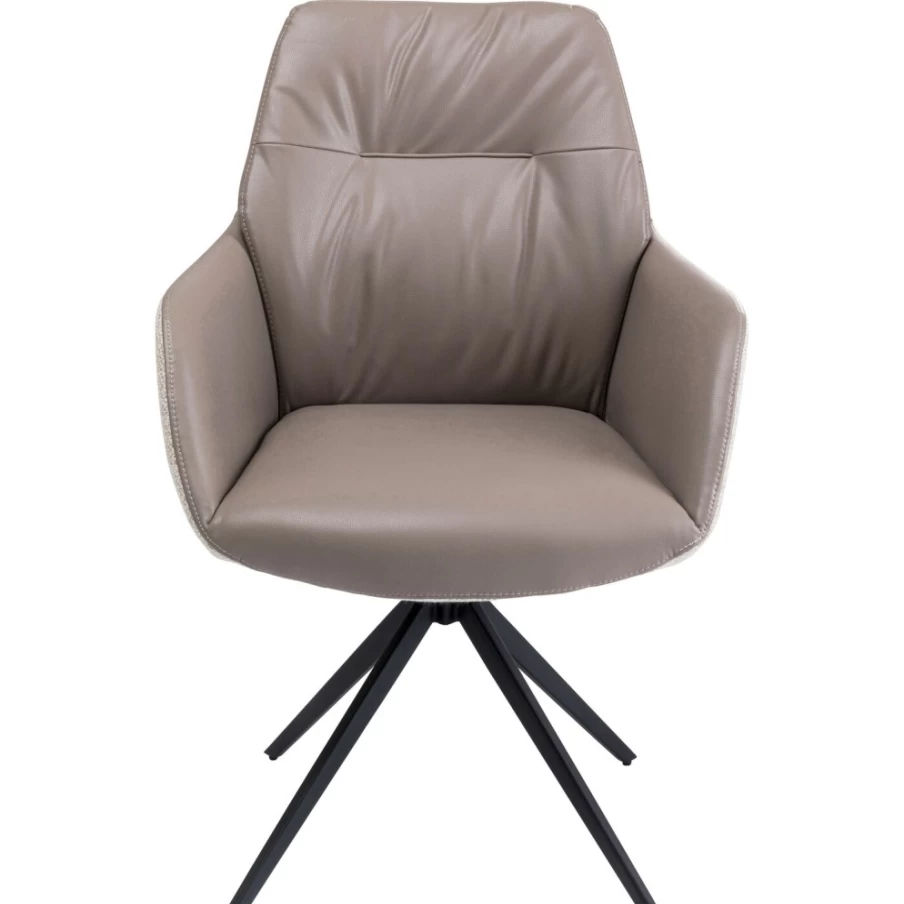 "KARE Design Amira Modern Swivel Chair - 360-Degree Rotating Lounge Chair for Home & Office"