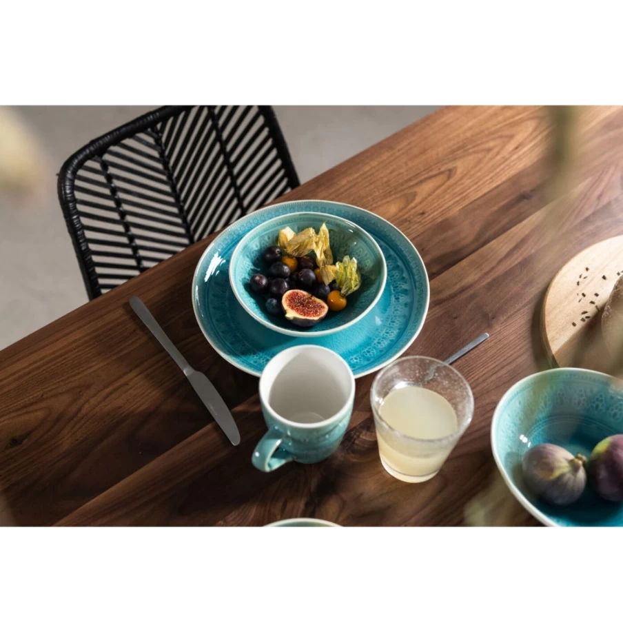 KARE Design Sicilia Blue Ceramic Cup 10cm – Handmade Decorative Coffee Mug