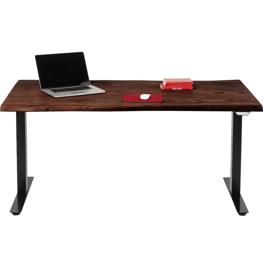 KARE Design Modern Dark Wood Office Desk 160x80cm - Ergonomic Workspace for Harmony & Productivity