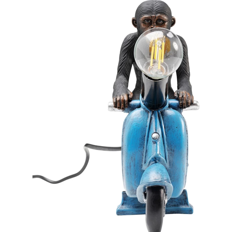 "KARE Design Monkey Table Lamp - 24Cm Fun Road Trip Themed Lighting"