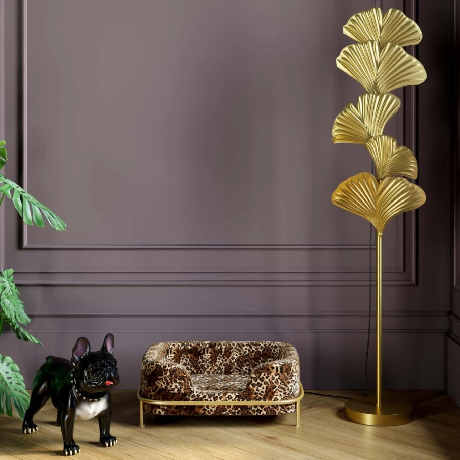 KARE Design Modern Dog Bed for Pets - Diva Leo Luxury Pet Cushion