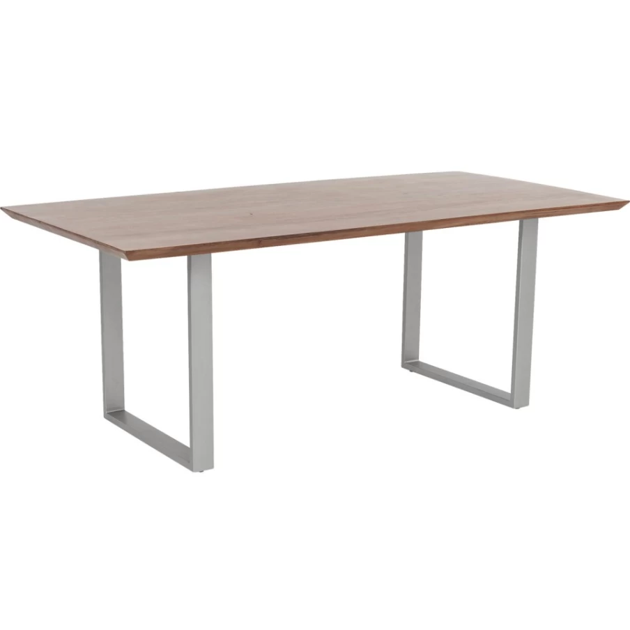 KARE Design Modern Table Symphony Dark Silver Dining Table 200cm x 100cm
