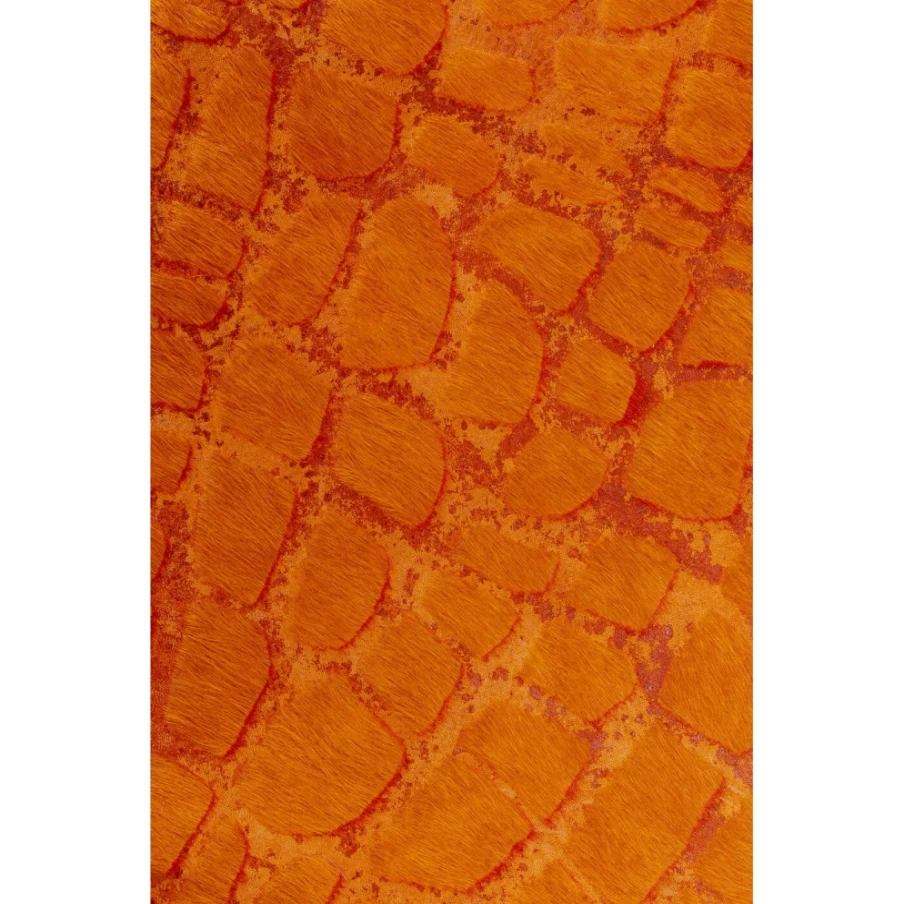 KARE Design Modern Croco Orange Area Rug 167x226 cm Premium Carpet for Living Room