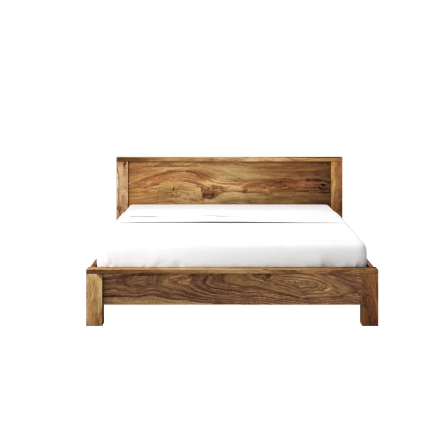 "KARE Design Authentico 160x200cm Solid Wood Bed Frame | Modern Wooden Bed"