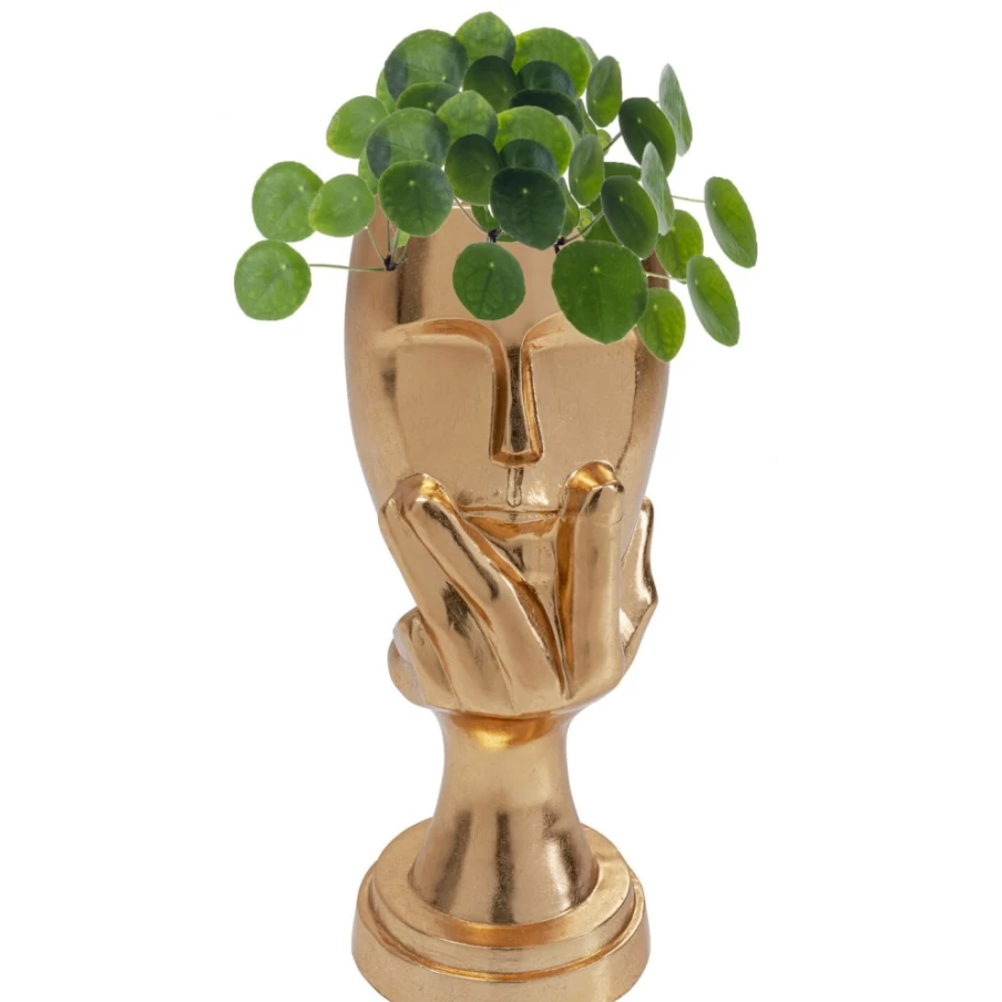 "KARE Design Modern Thinking Plant Pot - 80cm Tall Indoor/Outdoor Decorative Flower Pot"