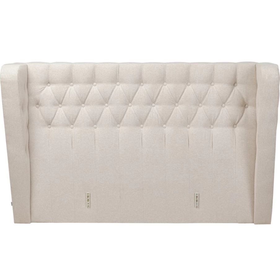 KARE Design Benito Moon Cream Upholstered Headboard 160cm - Modern Bedroom Decor