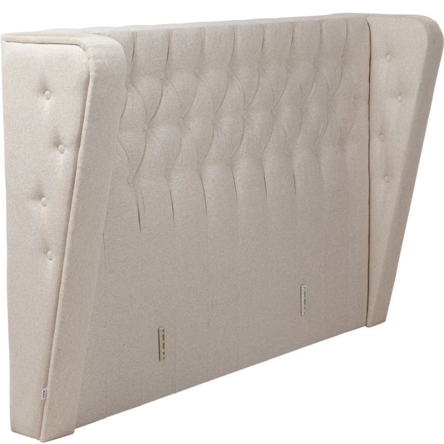 KARE Design Benito Moon Cream Upholstered Headboard 160cm - Modern Bedroom Decor
