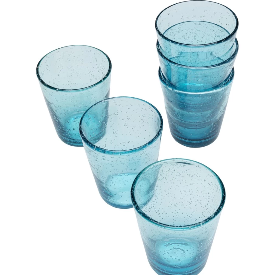 KARE Design Modern Glass Bubble Set - 6-Piece Elegant Drinking Glasses for Home & Bar