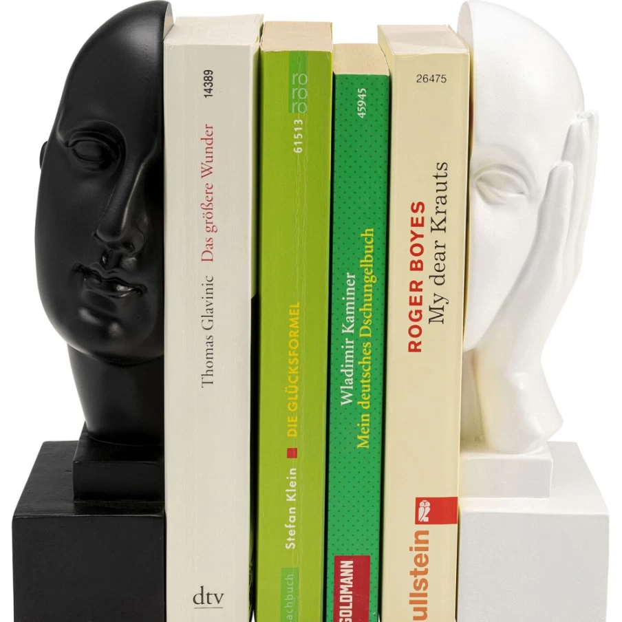 KARE Design Modern Bookend Volto Sleep Set of 2 - Stylish Shelf Organizers