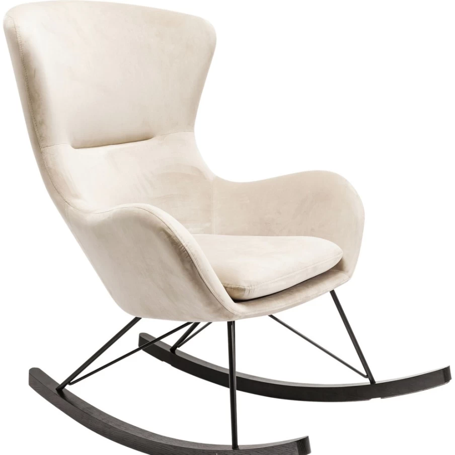 KARE Design Oslo Modern Rocking Chair - Stylish Comfort for Indoor Lounge & Nursery