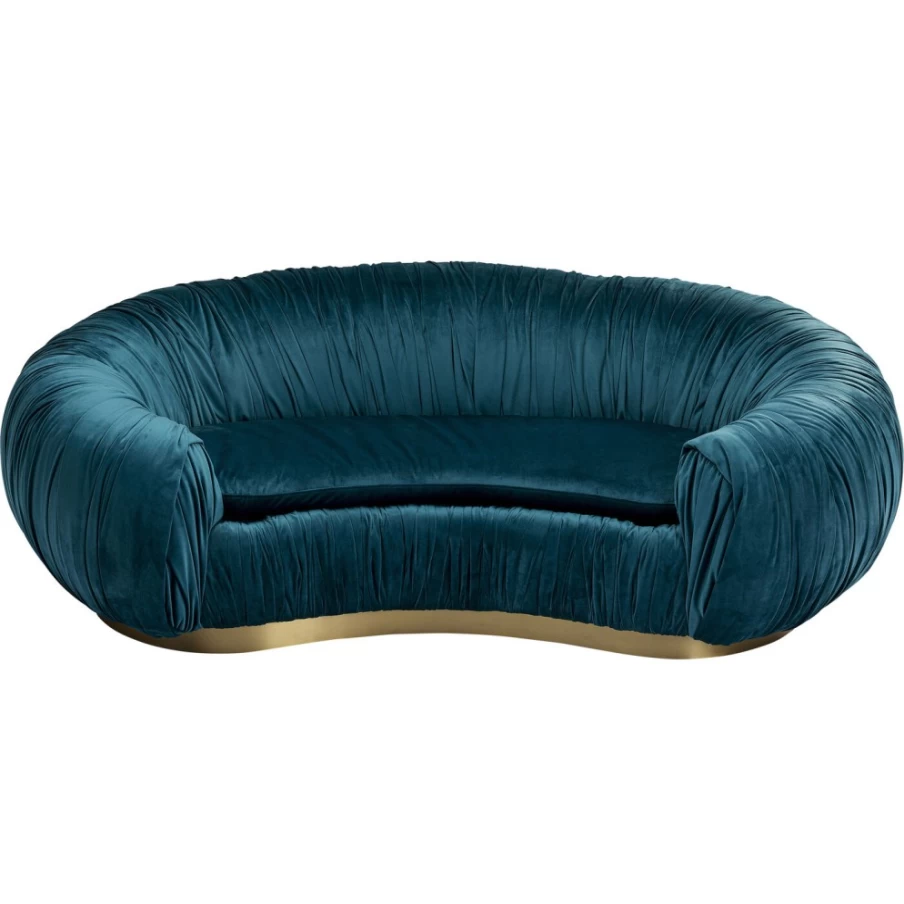 "KARE Design Perugia 2-Seater Emerald Green Sofa 195cm Modern Luxury Living Room Furniture"