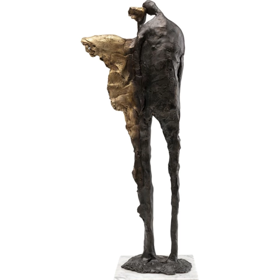 "KARE Design Modern Abstract Love Sculpture - 50cm Handmade Deco Figurine for Home Decor"