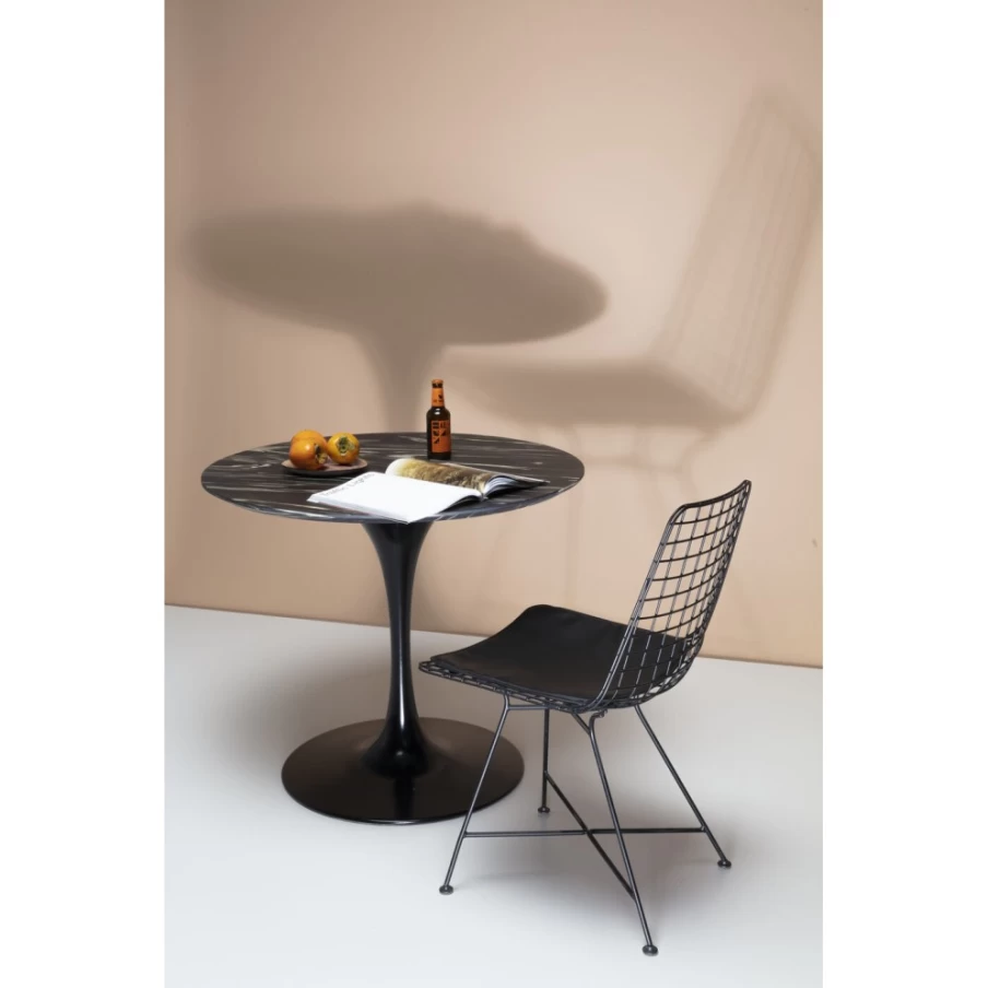 KARE Design Modern Zinc Table Base - 60cm Round Invitation Style for Dining & Decor