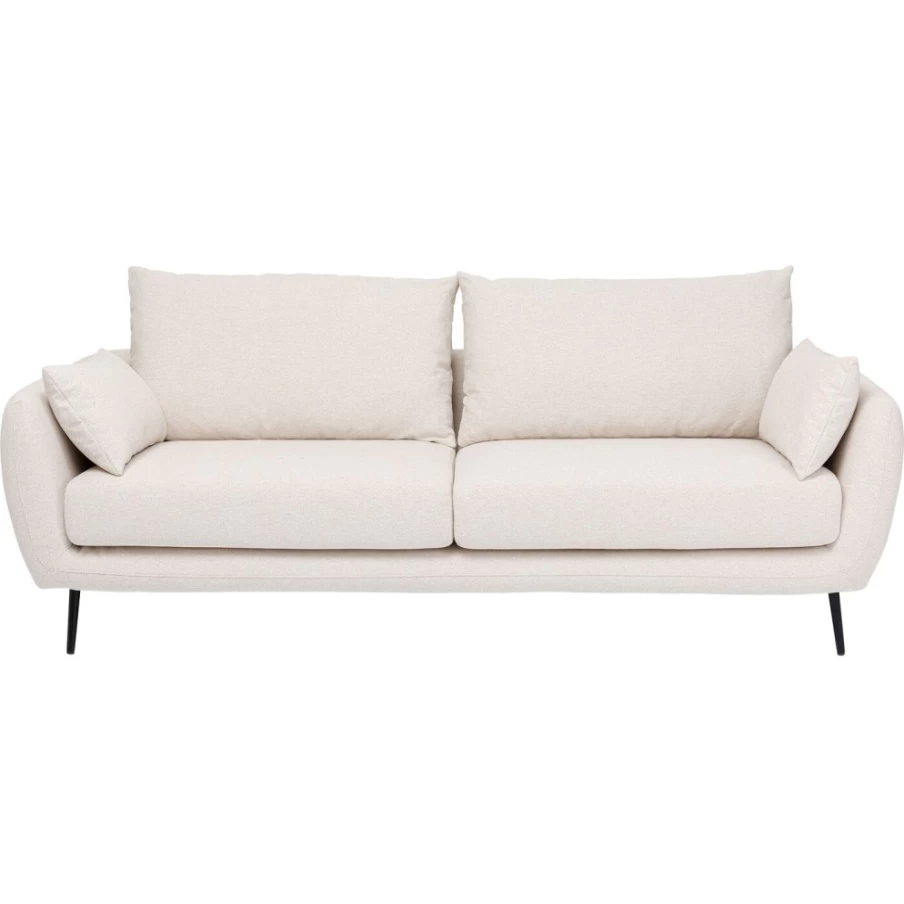 "KARE Design Amalfi 2-Seater Cream Sofa 219cm Modern Luxury Living Room Furniture"