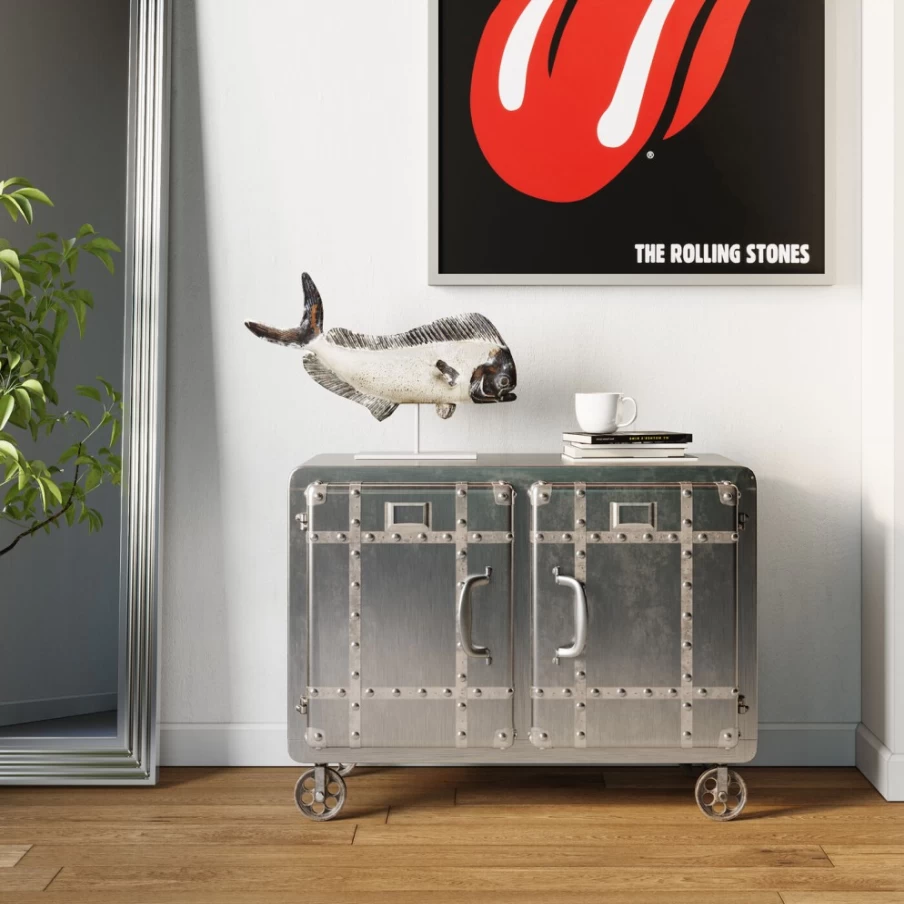 KARE Design Modern 2-Door Dresser Buster - Stylish Storage Cabinet for Bedroom or Living Room