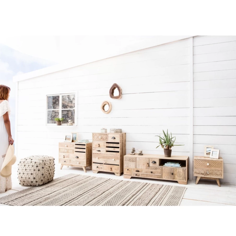 KARE Design Modern Small Dresser Puro 50x35cm Compact Chest of Drawers for Bedroom Storage