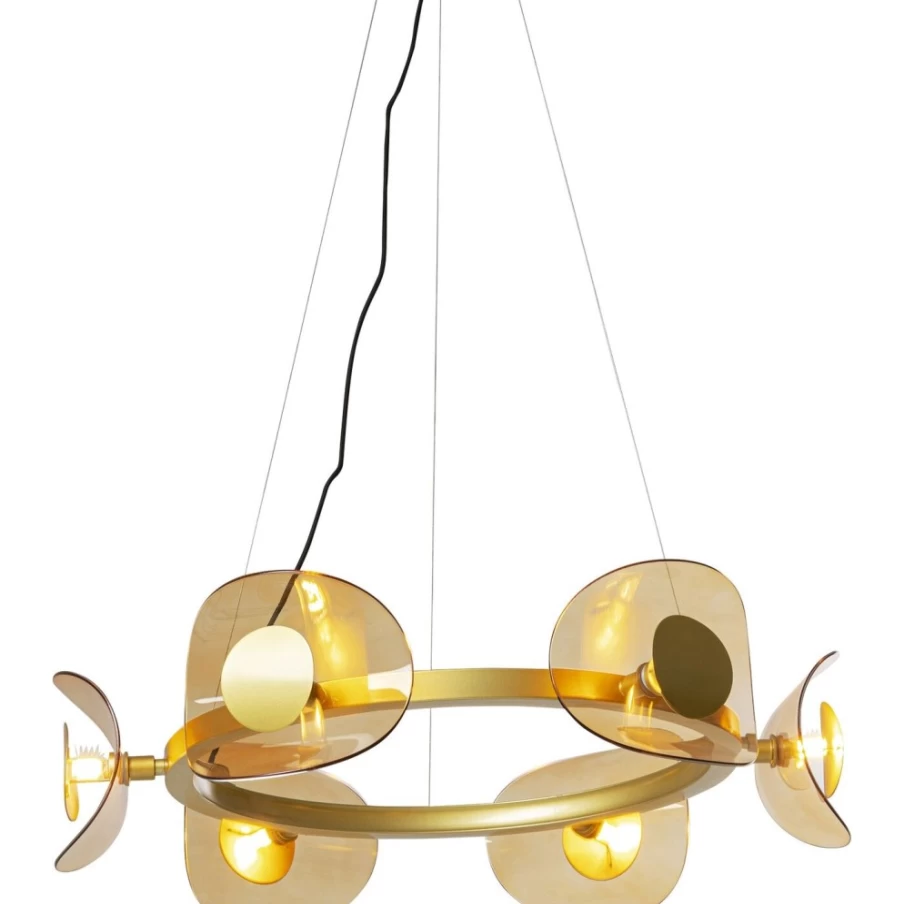 KARE Design Mariposa Brass Pendant Light 81cm Modern Butterfly Chandelier
