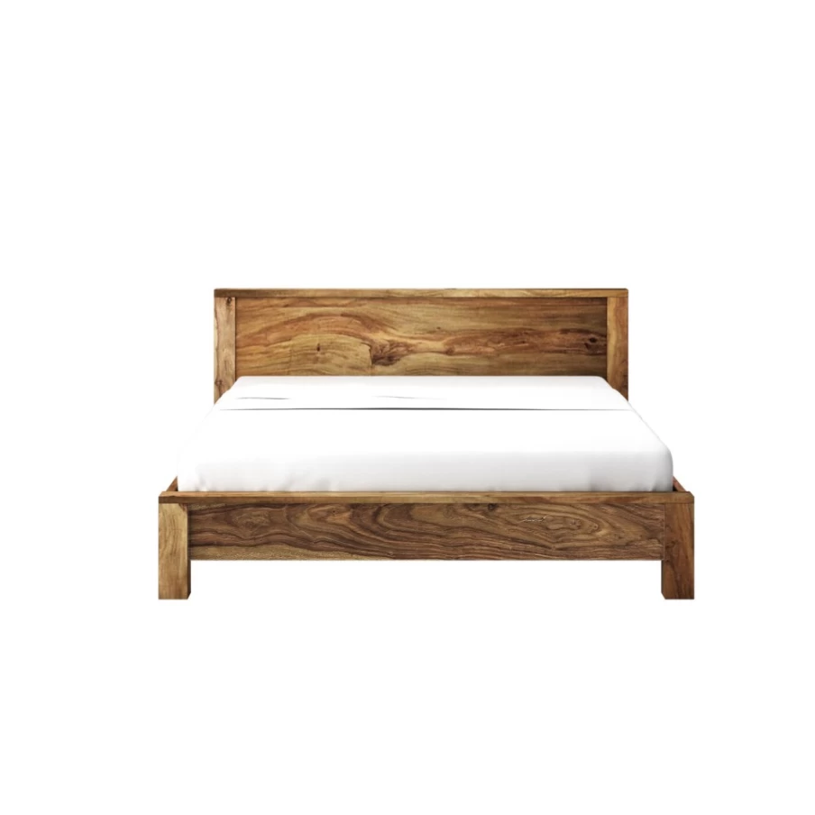 KARE Design Authentico 160x200cm Solid Wood Bed Frame - Modern Wooden Bedroom Furniture