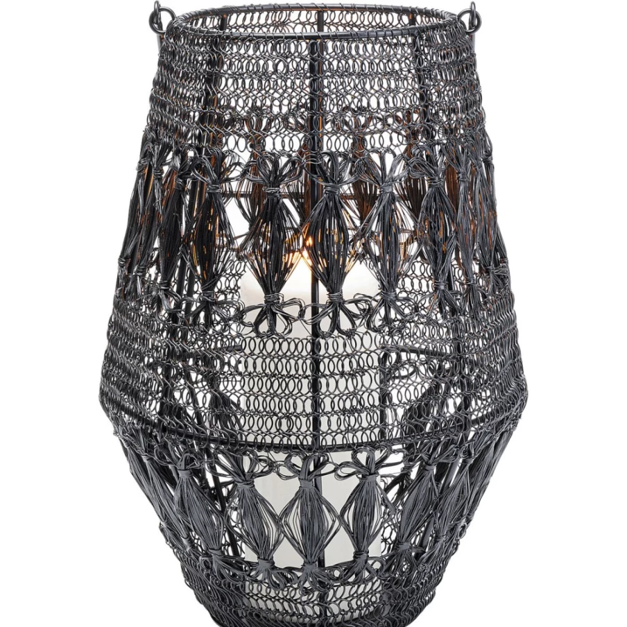 KARE Design Modern Black Hayat Lantern - 33cm Indoor/Outdoor Decorative Lighting