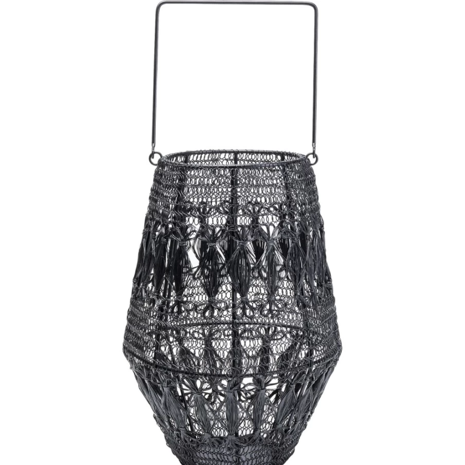 KARE Design Modern Black Hayat Lantern - 33cm Indoor/Outdoor Decorative Lighting