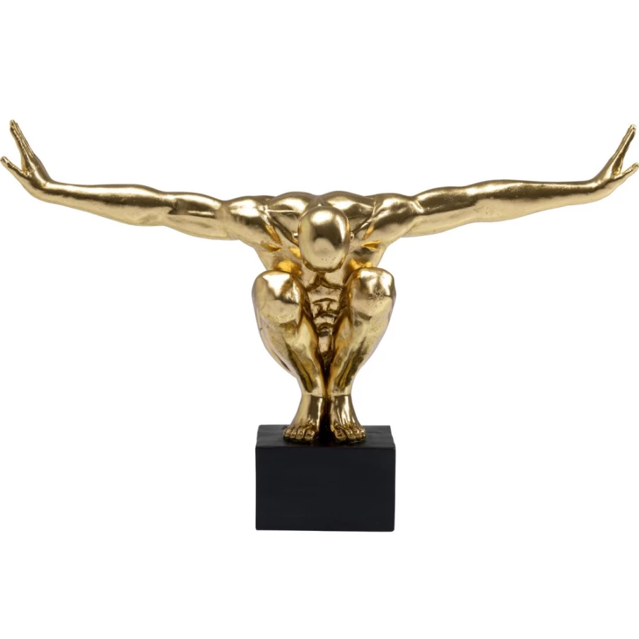 "KARE Design Athlete XL Gold Deco Object - Modern Sculptural Decor"