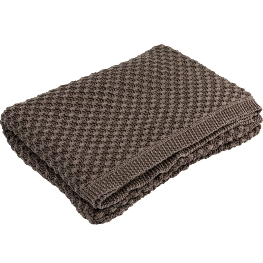"KARE Design Classico Brown Luxury Throw Blanket 200x150cm for Cozy Comfort"