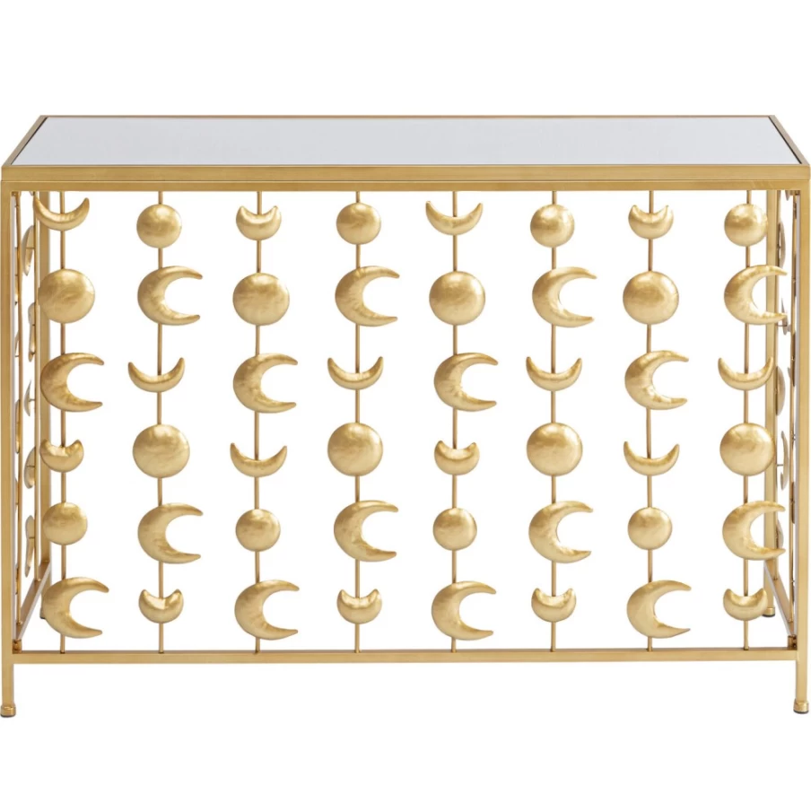 KARE Design Modern Console Table Moons 107x36cm - Stylish Entryway Hallway Table