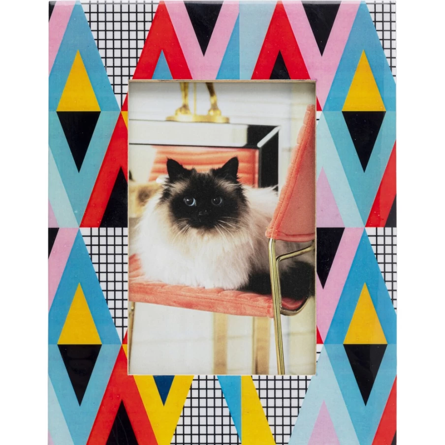 "KARE Design Artico Blue Picture Frame 10x15 cm - Modern Wall or Tabletop Photo Display"