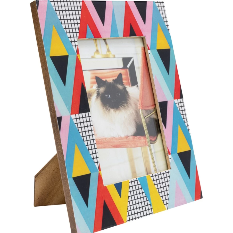 "KARE Design Artico Blue Picture Frame 10x15 cm - Modern Wall or Tabletop Photo Display"