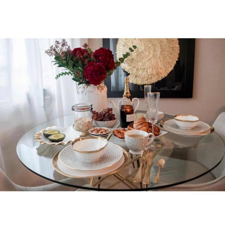 KARE Design Hommage Champagne Glass - Elegant Crystal Flute for Celebrations