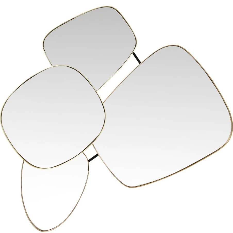 KARE Design Modern Decorative Wall Mirror 130x110 cm Unique Shapes for Living Room & Bedroom