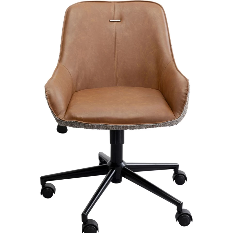 "KARE Design Monica Brown Modern Office Chair – Ergonomic & Stylish Workspace Seating"