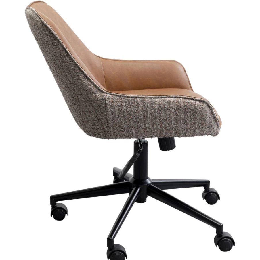 "KARE Design Monica Brown Modern Office Chair – Ergonomic & Stylish Workspace Seating"