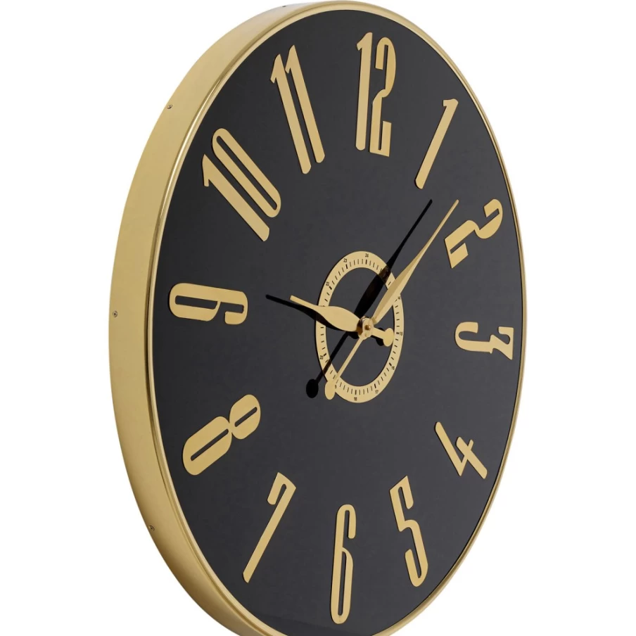 "KARE Design Modern Casino-Themed Black Wall Clock - 76cm Stylish Home Decor"