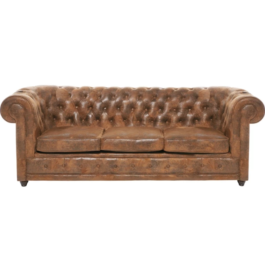 "KARE Design Vintage Oxford 3-Seater Smart Sofa – Classic & Modern Living Room Furniture"