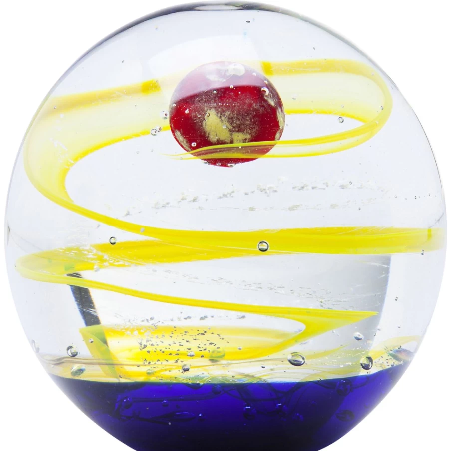 KARE Design Galaxy Paperweight - Decorative Glass Colored Desktop Accessory