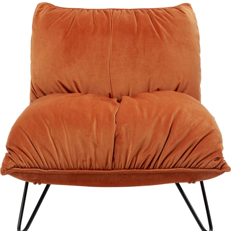 "KARE Design Modern Armchair in Port Pino Curry Color – Stylish Lounge Chair for Living Room"