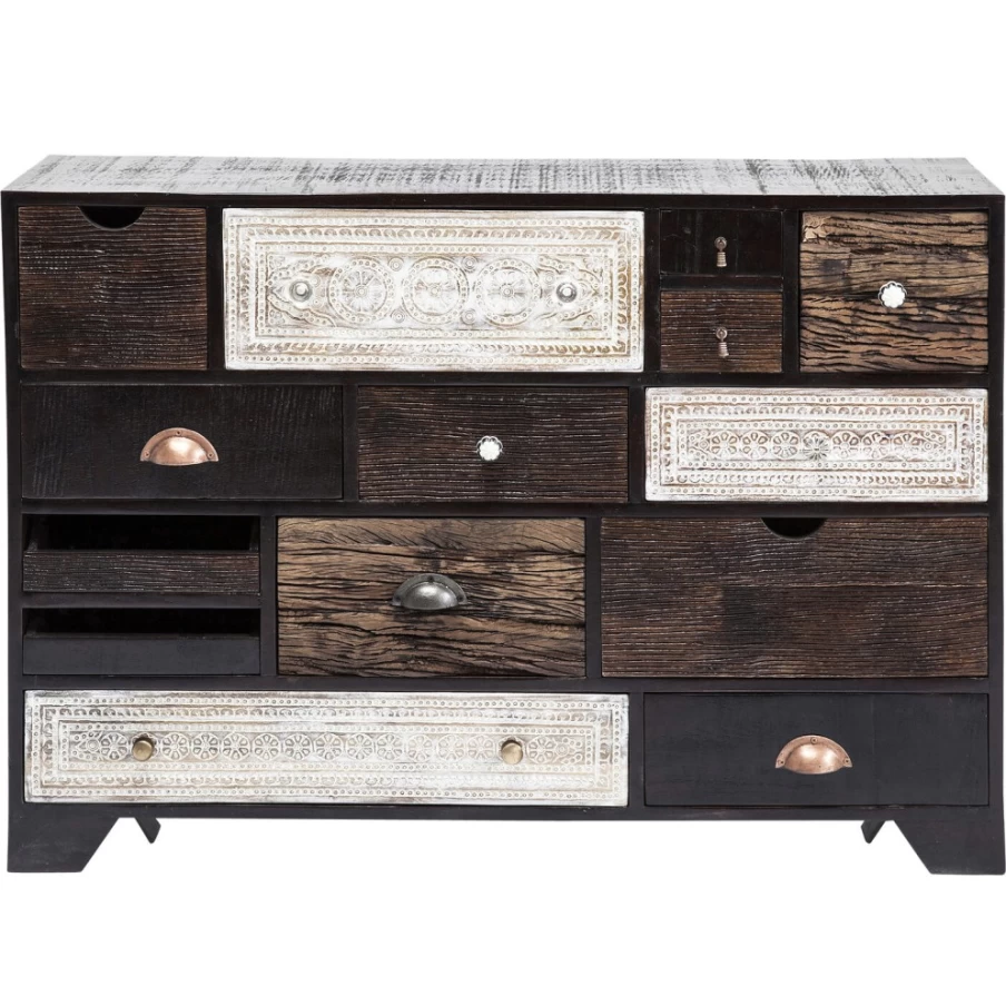 "KARE Design Finca 14-Drawer Dresser - Modern Storage Cabinet for Bedroom"