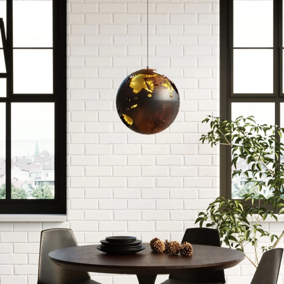 KARE Design Modern Walnut Black Table Invitation Set - 120cm Dining Decor