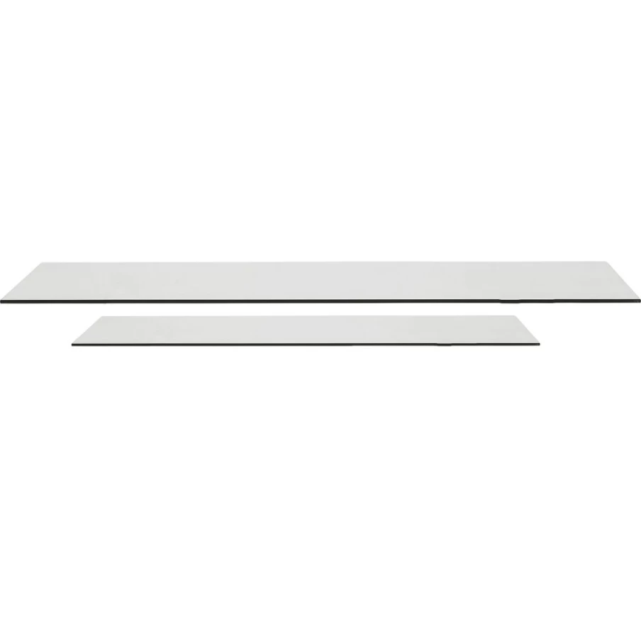 KARE Design Tempered Glass Set - 2-Part 8mm Polar Collection for Modern Dining