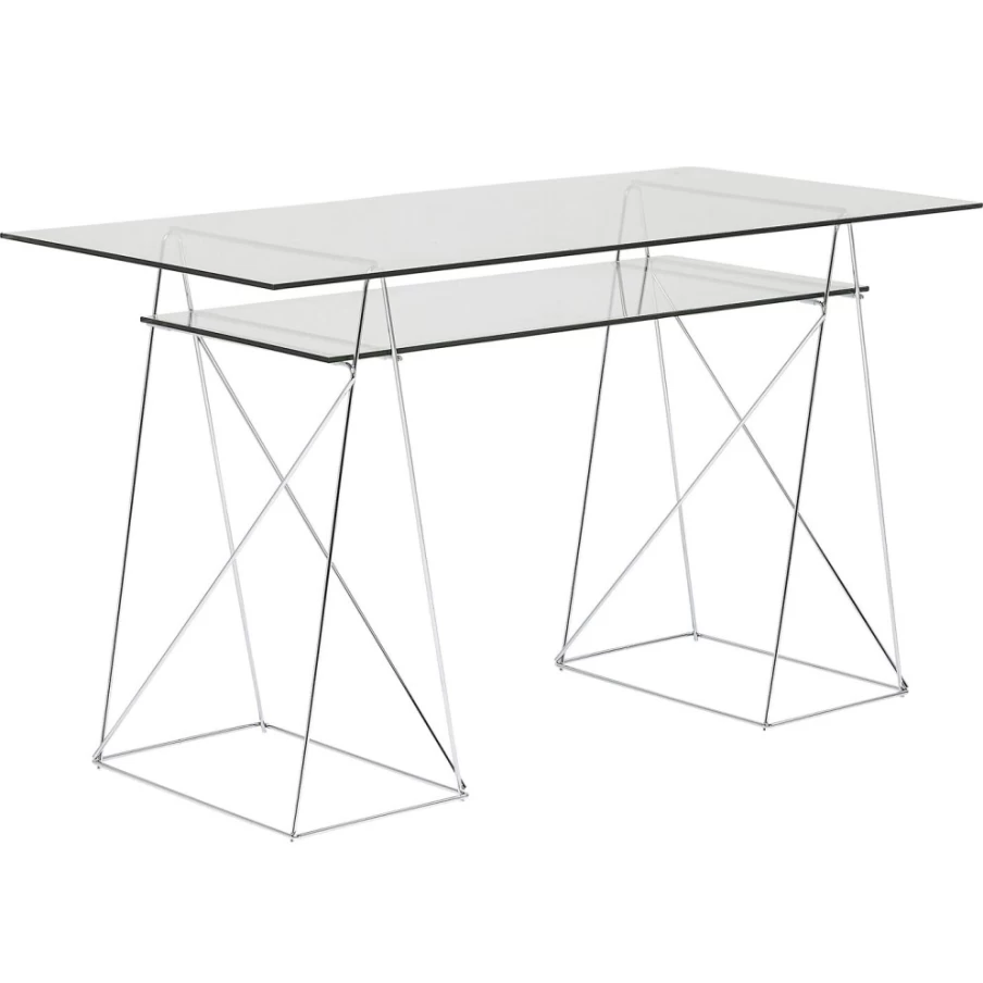 KARE Design Tempered Glass Set - 2-Part 8mm Polar Collection for Modern Dining
