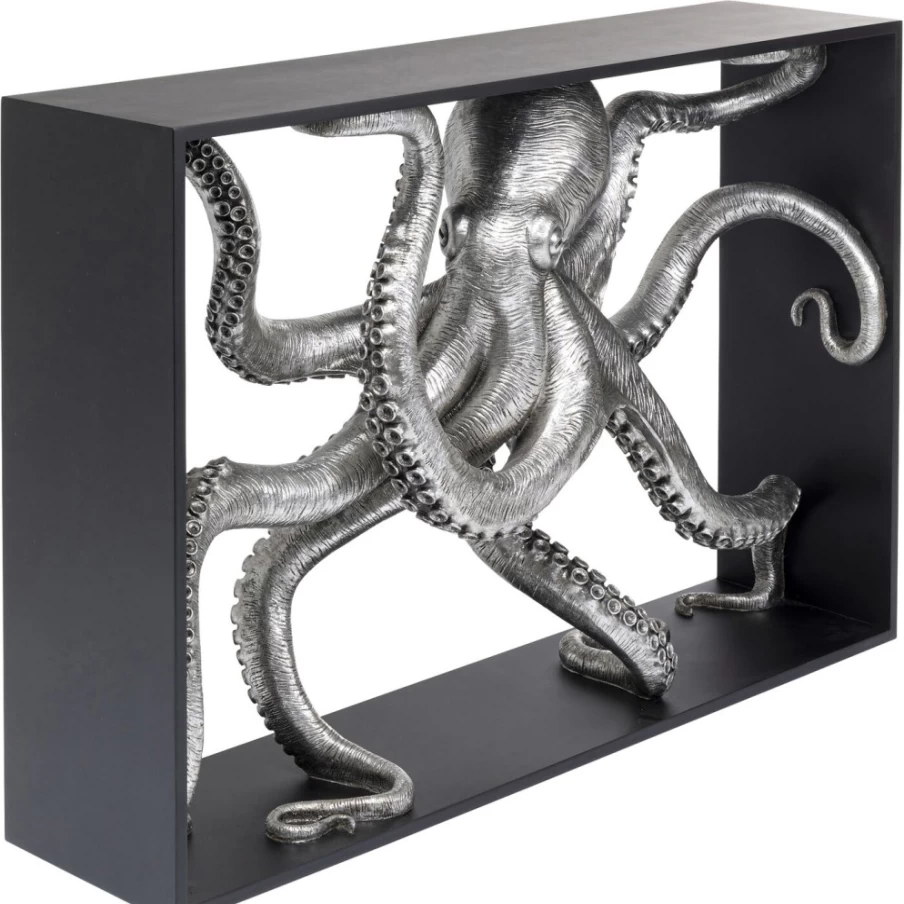 KARE Design Modern Console Table Calmar 124X85Cm - Stylish Entryway Table for Living Room