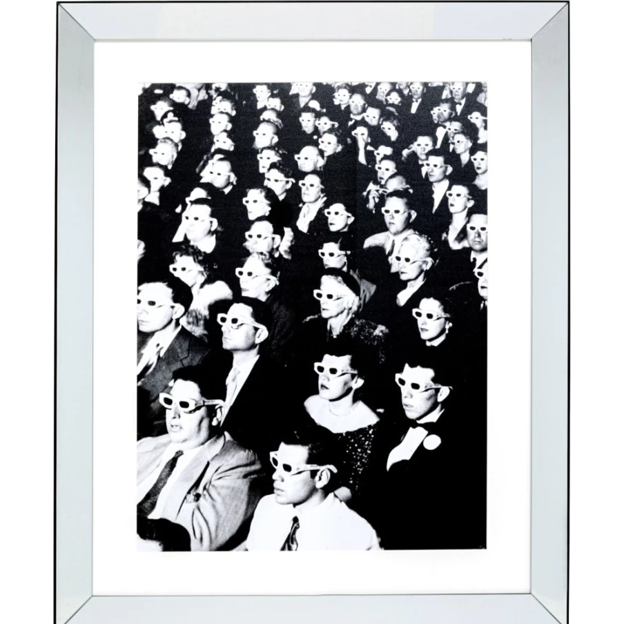 "KARE Design Framed Picture Audience 85x105 cm - Modern Wall Art Decor"