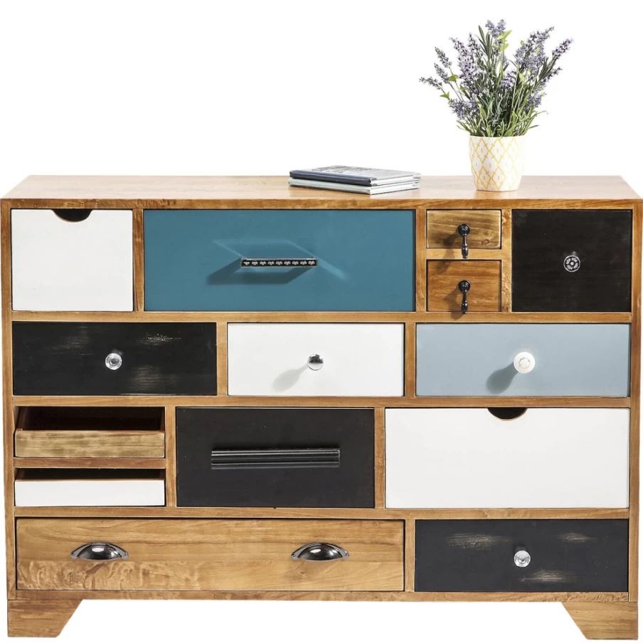KARE Design Babalou 14-Drawer Dresser - Modern Chest of Drawers for Bedroom Storage