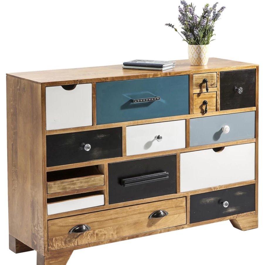 KARE Design Babalou 14-Drawer Dresser - Modern Chest of Drawers for Bedroom Storage